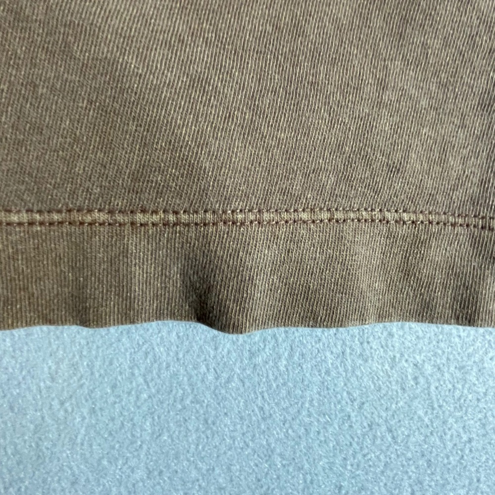Double Zero Brown Faded Wash Short Sleeve Pocket T-Shirt Spicy Small - Picture 2 of 6